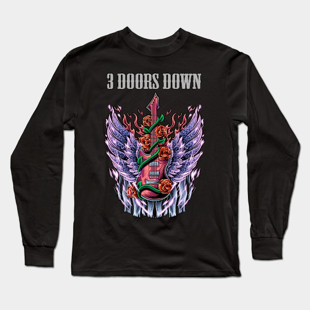 3 DOORS DOWN BAND Long Sleeve T-Shirt by rackoto